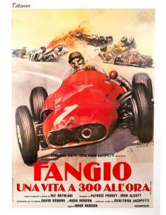 Fangio Una Vita a 300 All'Ora Movie Poster by Ciriello