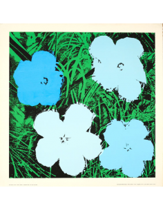 'Flowers' (Blue) by Andy Warhol