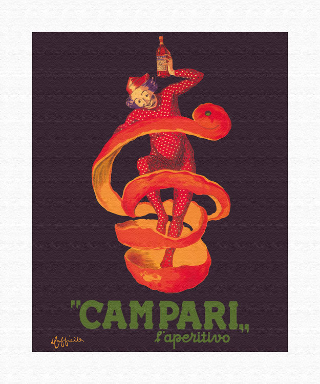 Campari L'Aperitivo 1950c original Italian poster